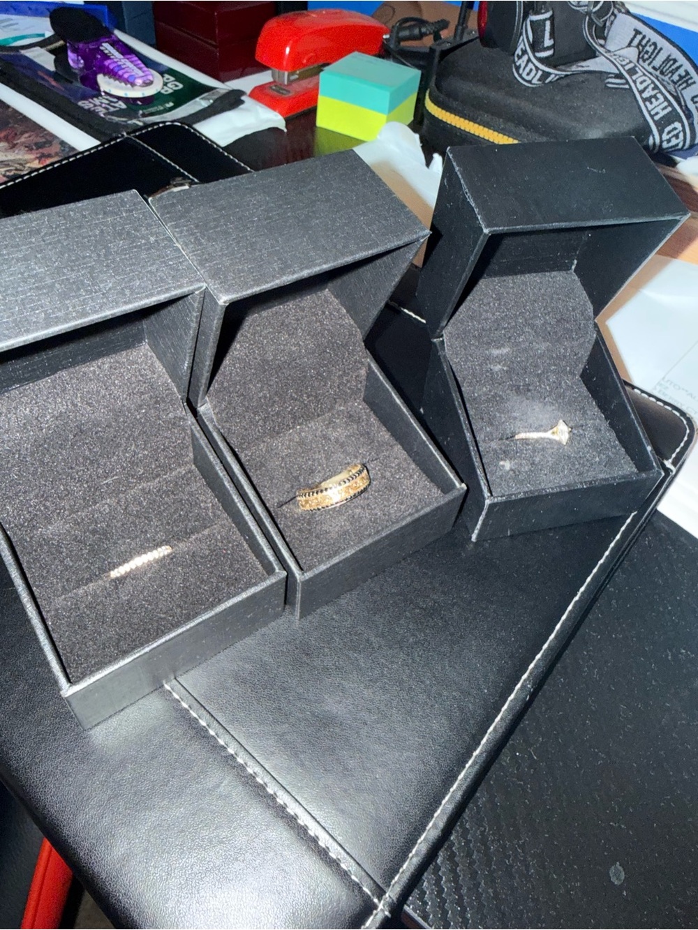 Gold Men's Ring Set — Classic Gold Finish